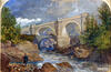 Colvine Viaduct Bridge Stream painting thumbnail